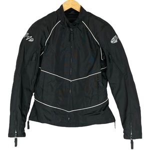 Joe Rocket Motorcycle Jacket Women's Body Armor Black Riding‎ Medium Rocket Girl